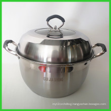 Wholesale Double Handles Stainless Steel Pot